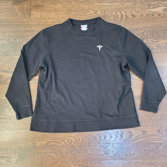 Tesla Motors Co.  Black Sweatshirt Sz.L Unisex - Picture 1 of 9